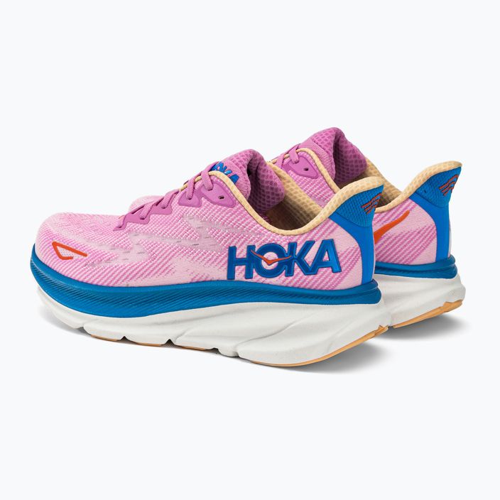 Кросівки для бігу жіночі HOKA Clifton 9 рожеві 1127896-CSLC 4