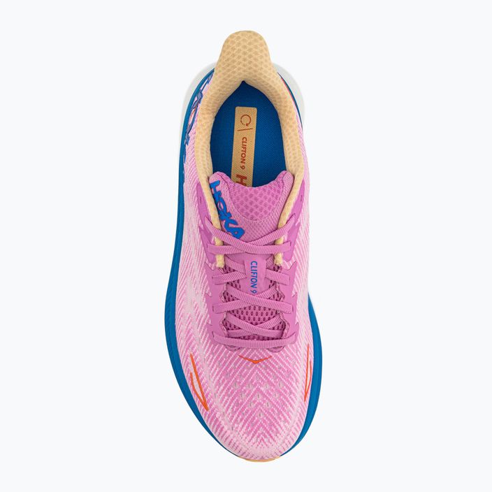 Кросівки для бігу жіночі HOKA Clifton 9 рожеві 1127896-CSLC 5