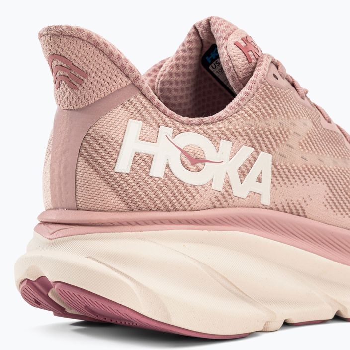 Кросівки для бігу жіночі HOKA Clifton 9 рожеві 1127896-PMPW 9