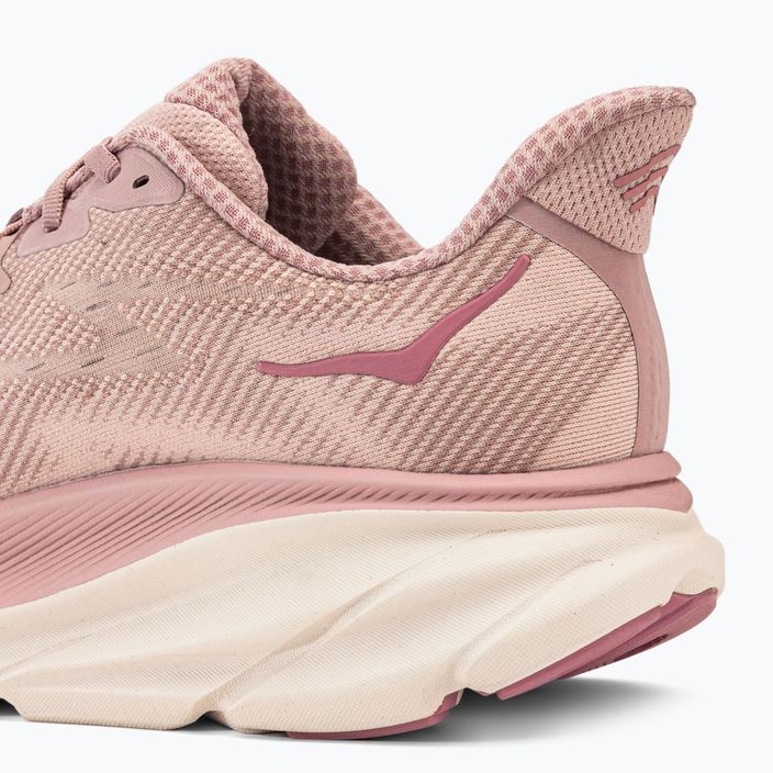 Кросівки для бігу жіночі HOKA Clifton 9 рожеві 1127896-PMPW 10