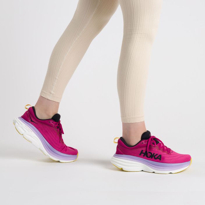 Кросівки для бігу жіночі HOKA Bondi 8 рожеві 1127952-CJPY 2