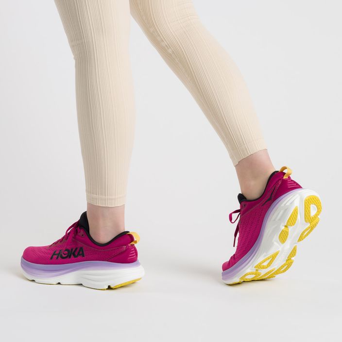 Кросівки для бігу жіночі HOKA Bondi 8 рожеві 1127952-CJPY 3