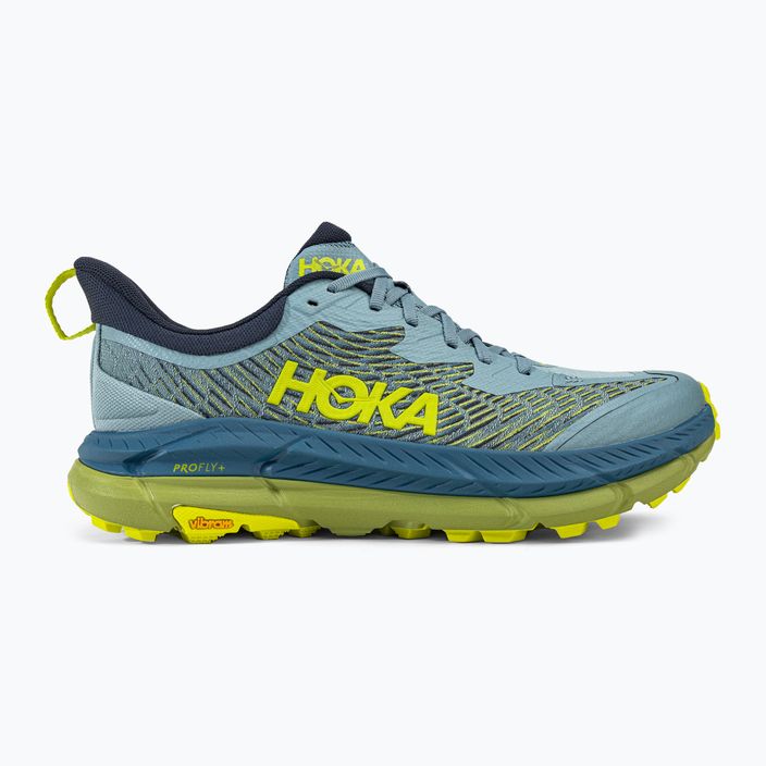 Кросівки для бігу чоловічі HOKA Mafate Speed 4 блакитно-жовті 1129930-SBDCT 2