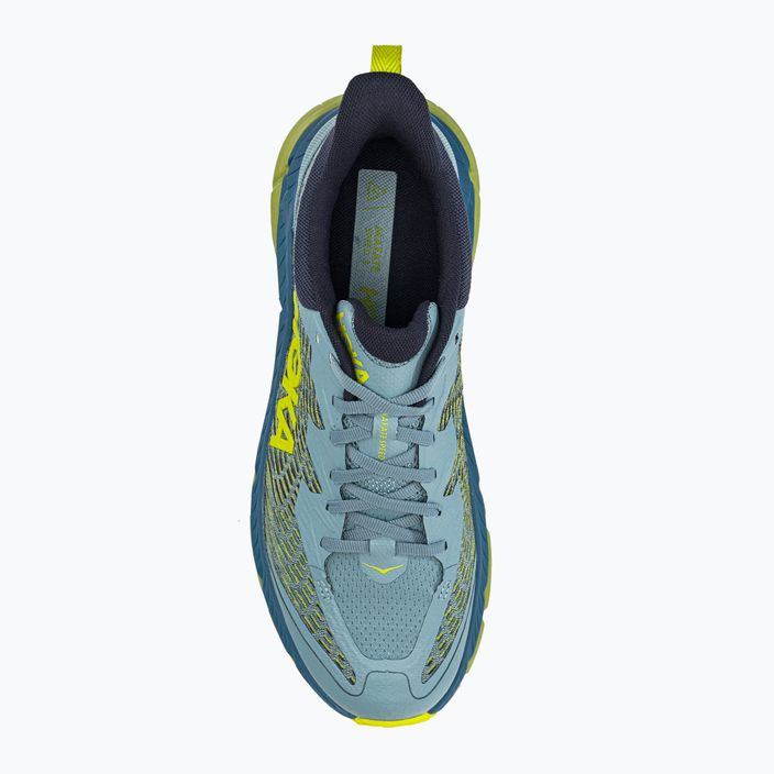 Кросівки для бігу чоловічі HOKA Mafate Speed 4 блакитно-жовті 1129930-SBDCT 6