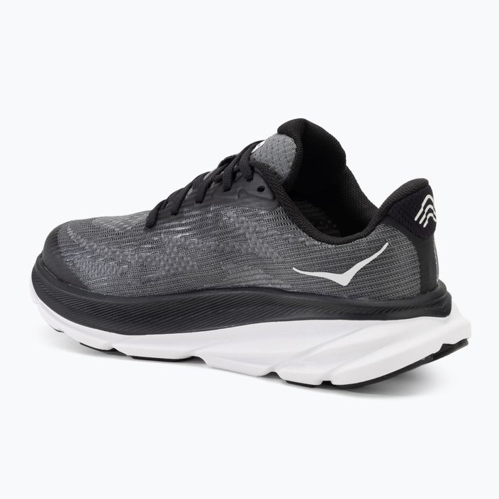 Кросівки для бігу дитячі HOKA Clifton 9 black/white 3