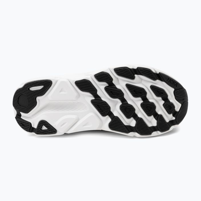 Кросівкі для бігу чоловічі HOKA Clifton 9 Wide black/white 4