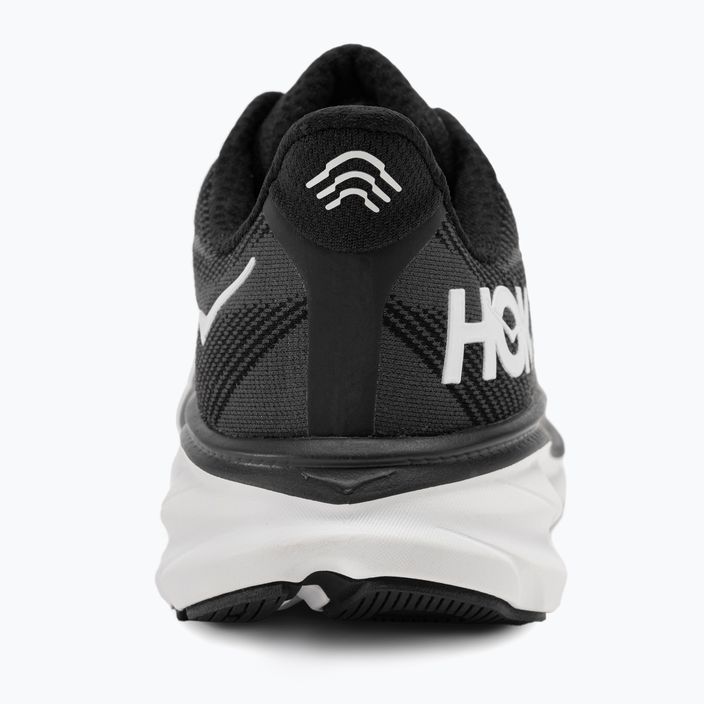 Кросівкі для бігу чоловічі HOKA Clifton 9 Wide black/white 6