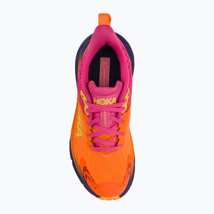 Кросівки для бігу жіночі HOKA Challenger ATR 7 GTX помаранчево-рожеві 1134502-VOPY 8