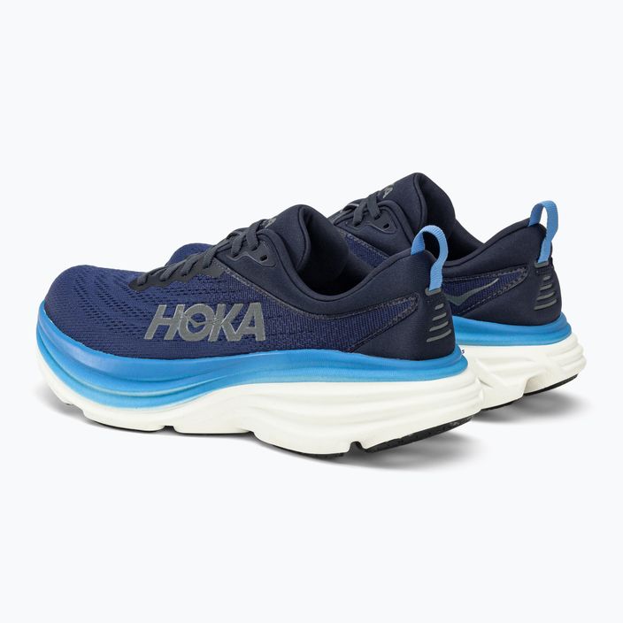 Кросівки для бігу чоловічі HOKA Bondi 8 сині 1123202-OSAA 3