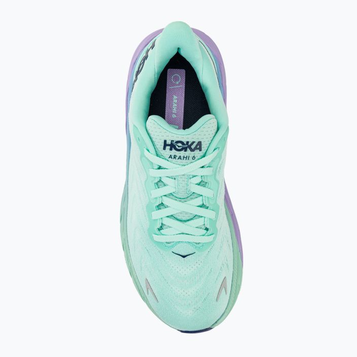 Кросівки для бігу жіночі HOKA Arahi 6 Wide sunlit ocean/lilac mist 6