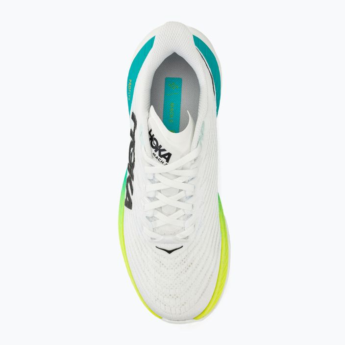 Кросівки для бігу жіночі HOKA Mach 5 white/blue glass 5