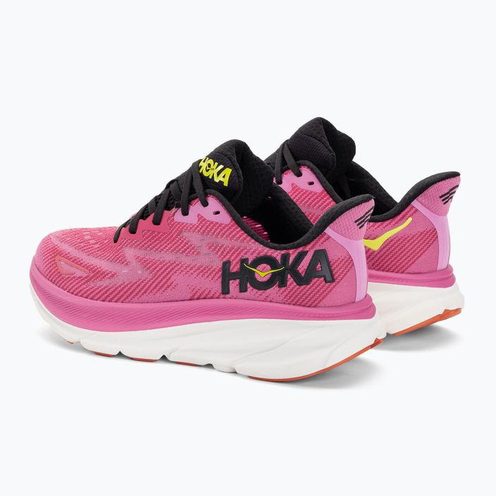 Жіночі бігові кросівки HOKA Clifton 9 малина/полуниця 3