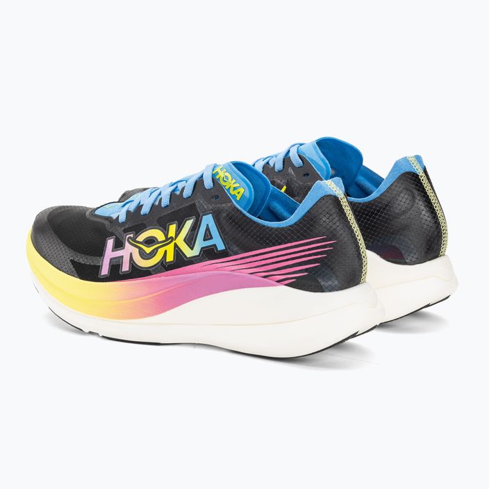 Чоловічі бігові кросівки HOKA Rocket X 2 чорні/мульти 3