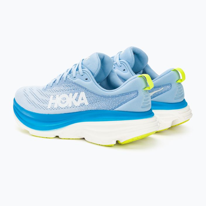 Черевики для бігу чоловічі HOKA Bondi 8 Wide airy blue/diva blue 3