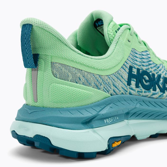 Жіночі бігові кросівки HOKA Mafate Speed 4 лаймовий відблиск/океанський туман 9