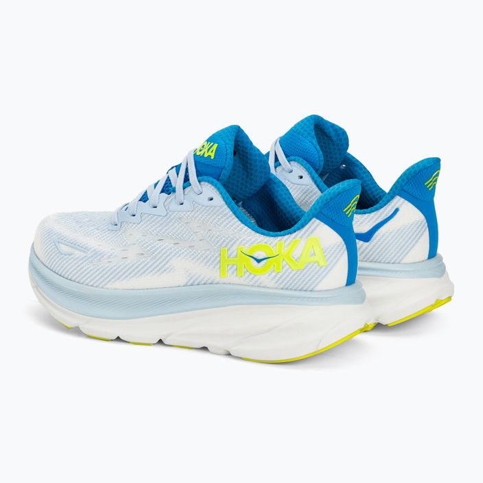 Черевики для бігу чоловічі HOKA Clifton 9 Wide ice water/evening primrose 3