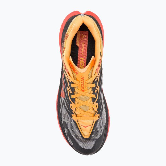 Чоловічі бігові кросівки HOKA Tecton X 2 black/flame 6