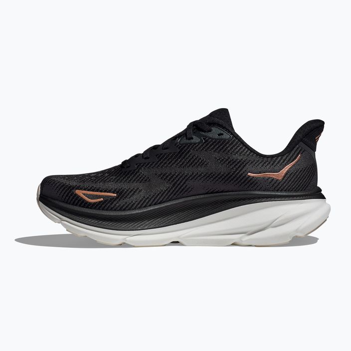 Кросівки для бігу жіночі HOKA Clifton 9 black/rose gold 10