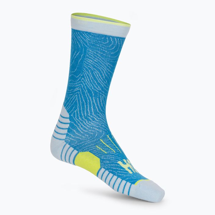 Шкарпетки для бігу HOKA Crew Run Sock 3 пари diva blue/cold water/evening primrose 2