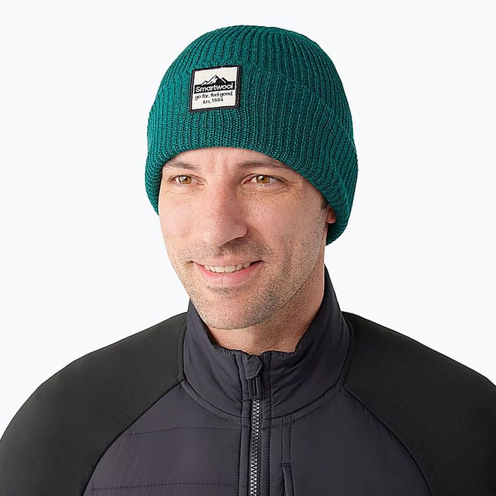 Зимова шапка Smartwool Smartwool Patch смарагдово-зелений верес 8