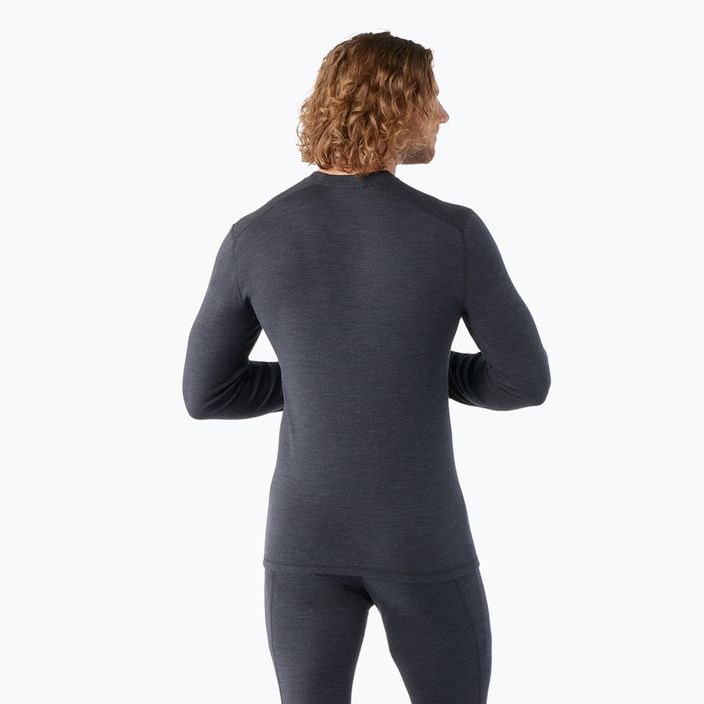 Лонгслів термічний чоловічий Smartwool Thermal Merino Baselayer Colorblock Crew Boxed charcoal 2