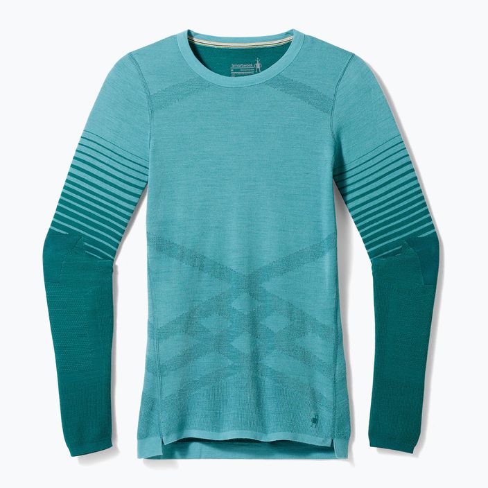 Лонгслів термічний жіночий Smartwool Intraknit Thermal Merino Baselayer Pattern Crew cascade 7