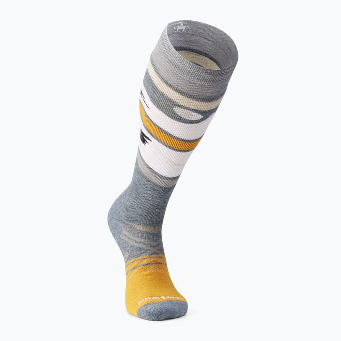 Шкарпетки для лиж Smartwool Ski Full подушка Шкарпетки Midnight Pattern OTC олов'яно-сині 5