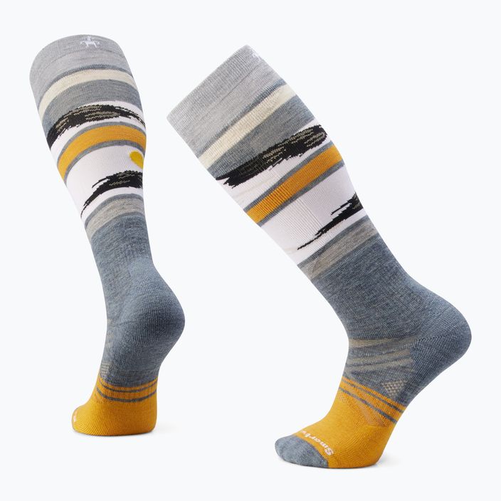 Шкарпетки для лиж Smartwool Ski Full подушка Шкарпетки Midnight Pattern OTC олов'яно-сині 6