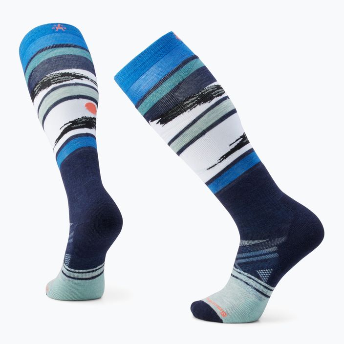 Шкарпетки Smartwool Ski Full Cushion Midnight Pattern OTC глибокі шкарпетки з ефектом навігації 6