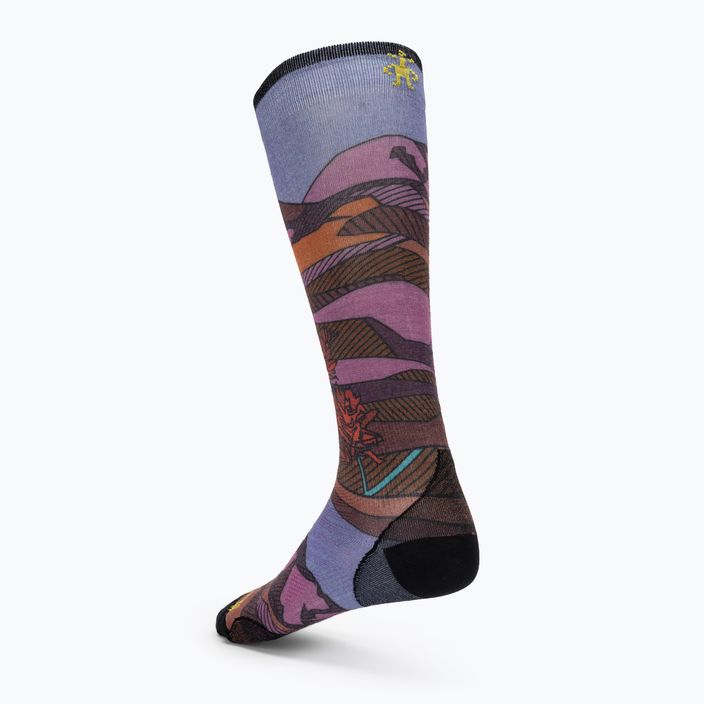 Жіночі лижні шкарпетки Smartwool Ski Zero Cushion з квітковим принтом OTC picante 2