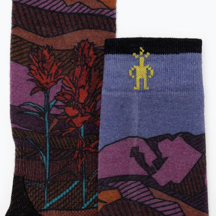 Жіночі лижні шкарпетки Smartwool Ski Zero Cushion з квітковим принтом OTC picante 4