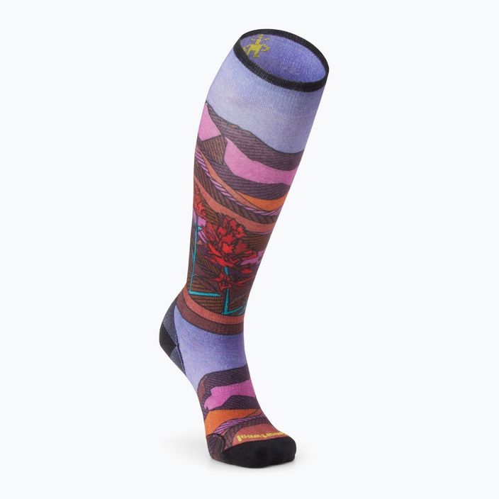 Жіночі лижні шкарпетки Smartwool Ski Zero Cushion з квітковим принтом OTC picante 5