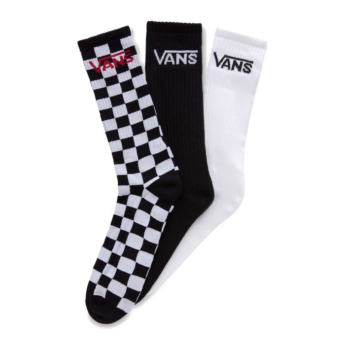 Шкарпетки чоловічі Vans Classic Crew 3 pary black/white 2