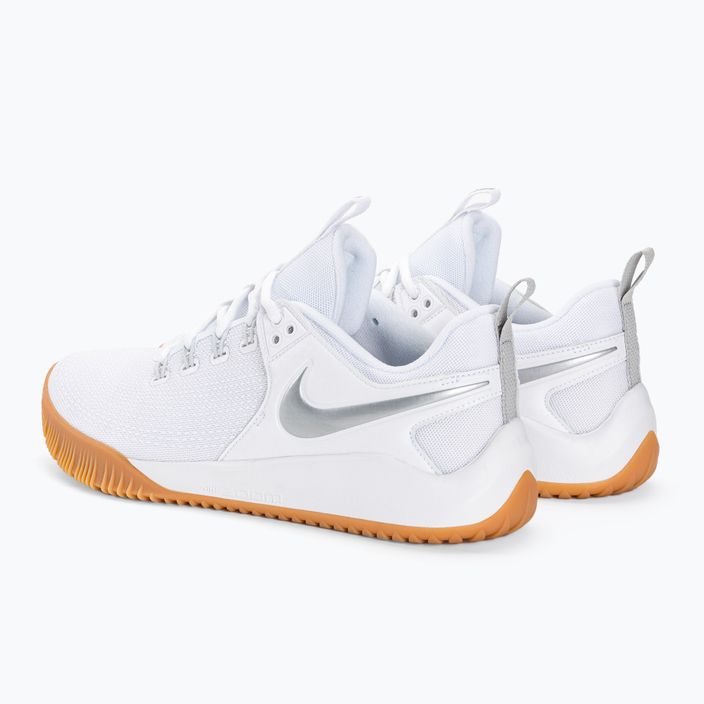 Волейбольні кросівки Nike Air Zoom Hyperace 2 LE білий / сріблястий металік білі 3