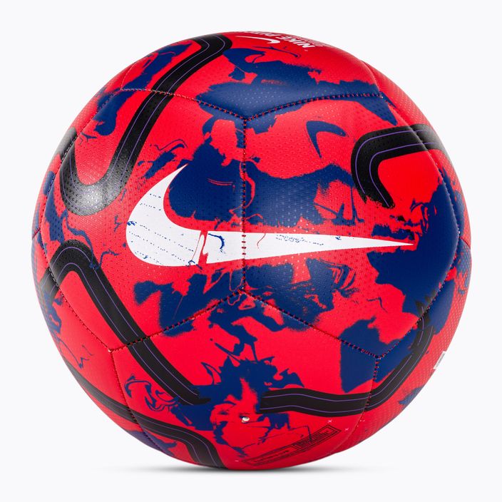 М'яч футбольний Nike Premier League Pitch university red/royal blue/white розмір 5