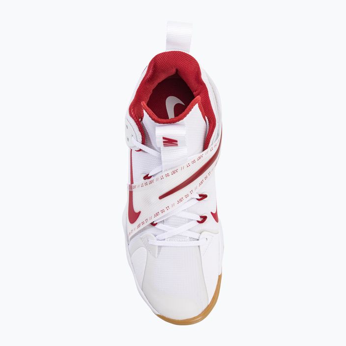 Чоловічі волейбольні кросівки Nike React Hyperset SE білі/командні малиново-білі 6