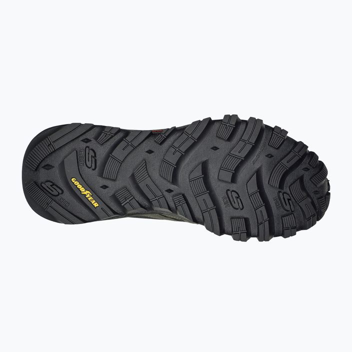 Чоловічі трекінгові черевики Skechers Arch Fit Trail Air оливково-чорні 15