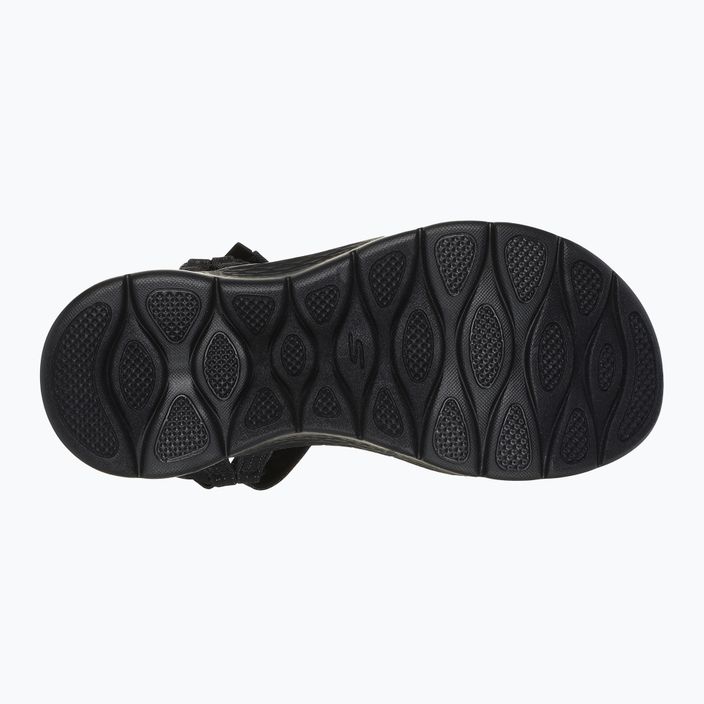 Жіночі босоніжки SKECHERS Go Walk Flex Sandal Sublime чорні 12
