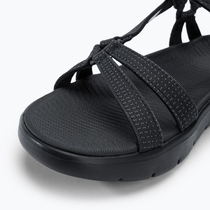 Жіночі босоніжки SKECHERS Go Walk Flex Sandal Sublime чорні 7