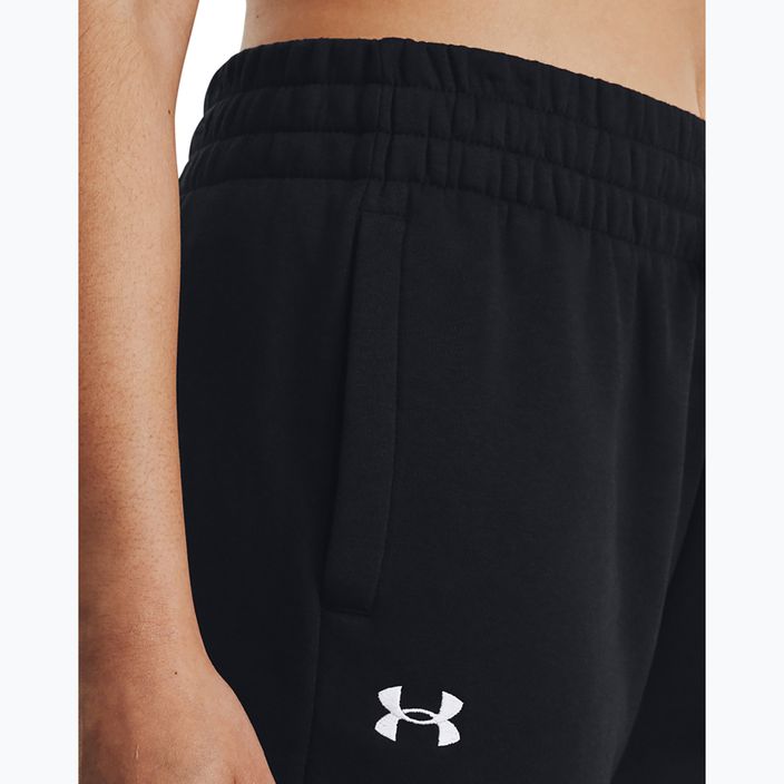 Жіночі штани Under Armour Rival Fleece темно-чорні/білі 4