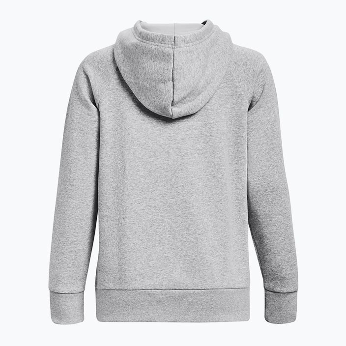 Кофта жіноча Under Armour Rival Fleece Hoodie mod gray light heather/white 6