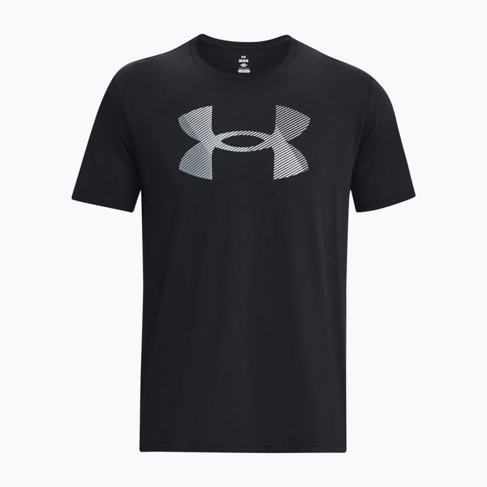Чоловіча футболка Under Armour Big Logo Fill чорний/сірий/сірий з ореолом 4