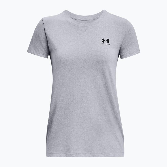 Жіноча футболка Under Armour Sportstyle LC сталевий світлий верес/чорний 4