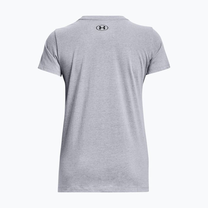 Жіноча футболка Under Armour Sportstyle LC сталевий світлий верес/чорний 5