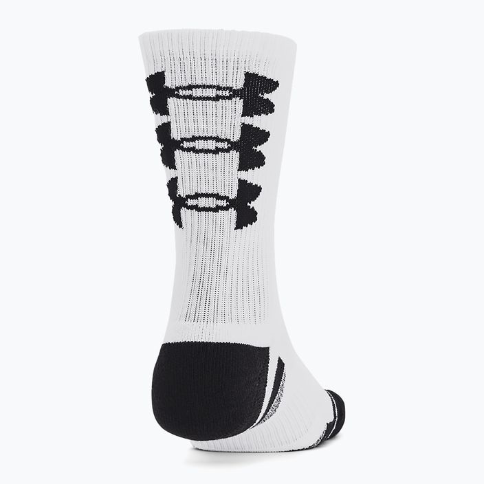 Шкарпетки treningowe Under Armour Perf Tech Nov Crew 3P white/white/black 2