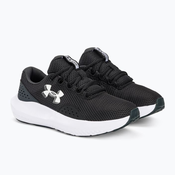 Черевики для бігу чоловічі Under Armour Charged Surge 4 black/anthracite/whitev 4