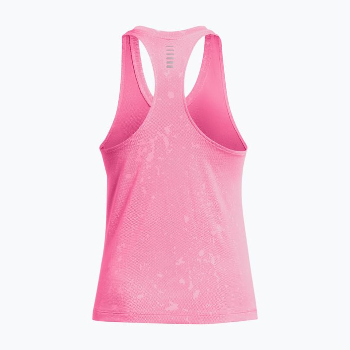 Майка для бігу жіноча Under Armour Streaker Splatter Singlet fluo pink/reflective 4