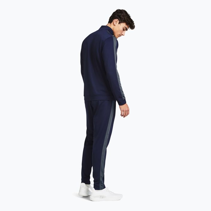 Чоловічий спортивний костюм Under Armour UA Knit Track Suit midnight navy/downpour сірий/downpour сірий 2