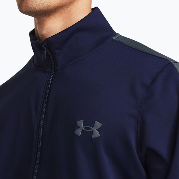 Чоловічий спортивний костюм Under Armour UA Knit Track Suit midnight navy/downpour сірий/downpour сірий 3