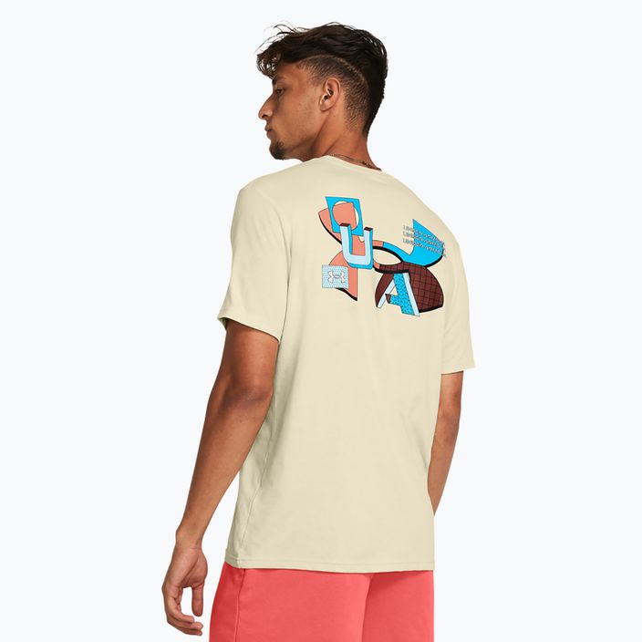 Футболка чоловіча Under Armour Colorblock Logo LC silt/coho 2